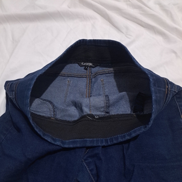 George | Dark blue jegging women's stretch jean no zipper - Picture 4 of 9